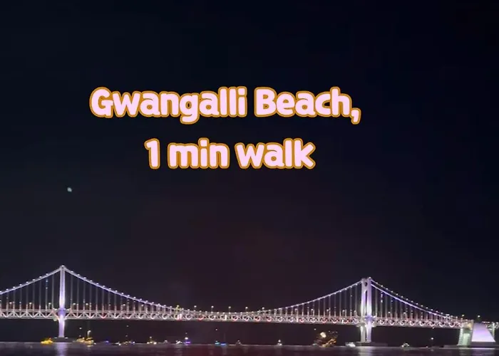 Gwangalli 1min #2br #couple #family #drone Show #fireworks Spot #busan #golden #영화제 #골든 아파트호텔